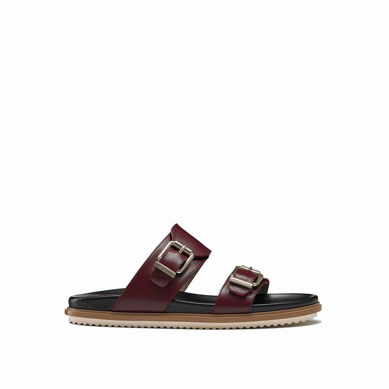 Russell & Bromley Island Two Buckle Sandals Womens Red (IDB3335MC)
